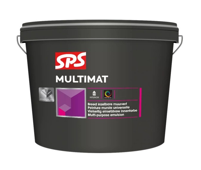 Decoprof.nl Multimat | Matte Muurverf en Plafondverf | 1 LTR | Donkere kleur aanbieding