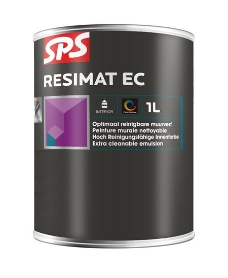 Decoprof.nl Resimat EC | Reinigbare Matte Muurverf | 1 LTR | Donkere kleur aanbieding