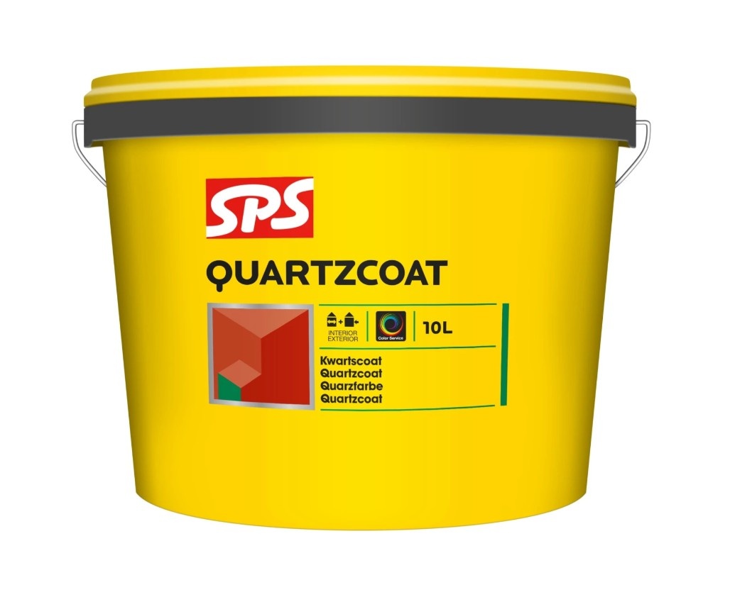 Quartzcoat | Structuurverf | 10 LTR | Wit