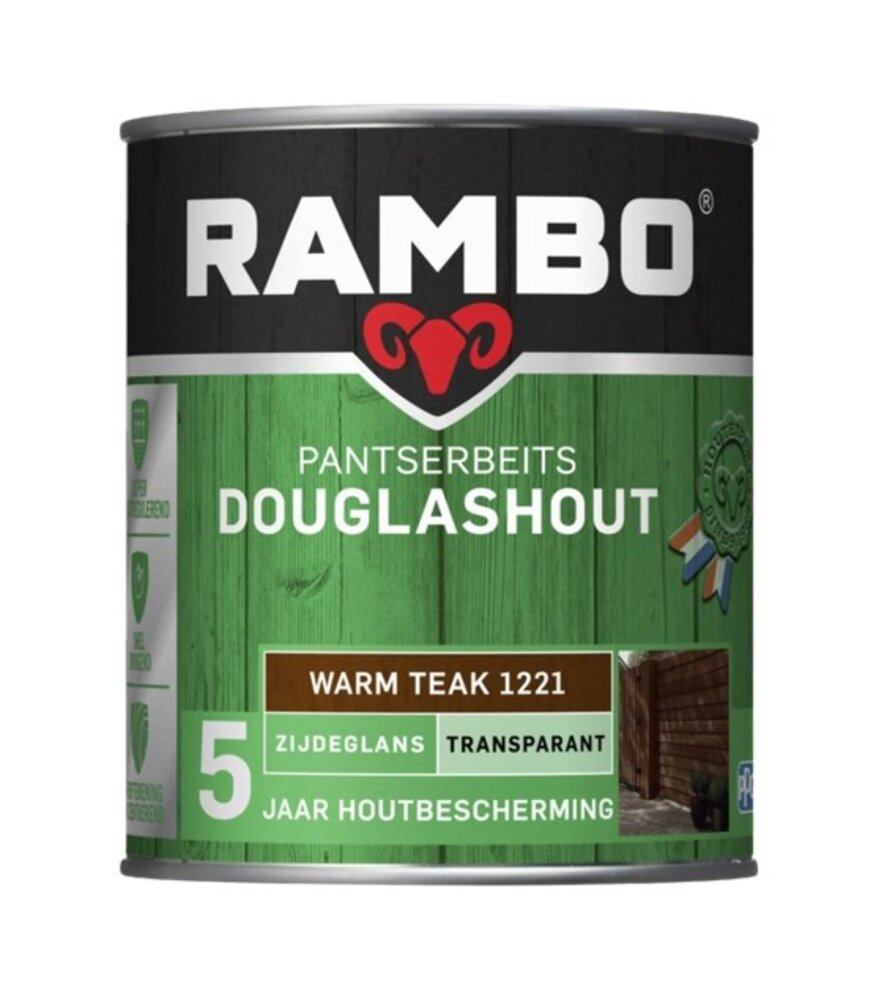 Rambo Douglas Beits Transparant Warm Teak 1221