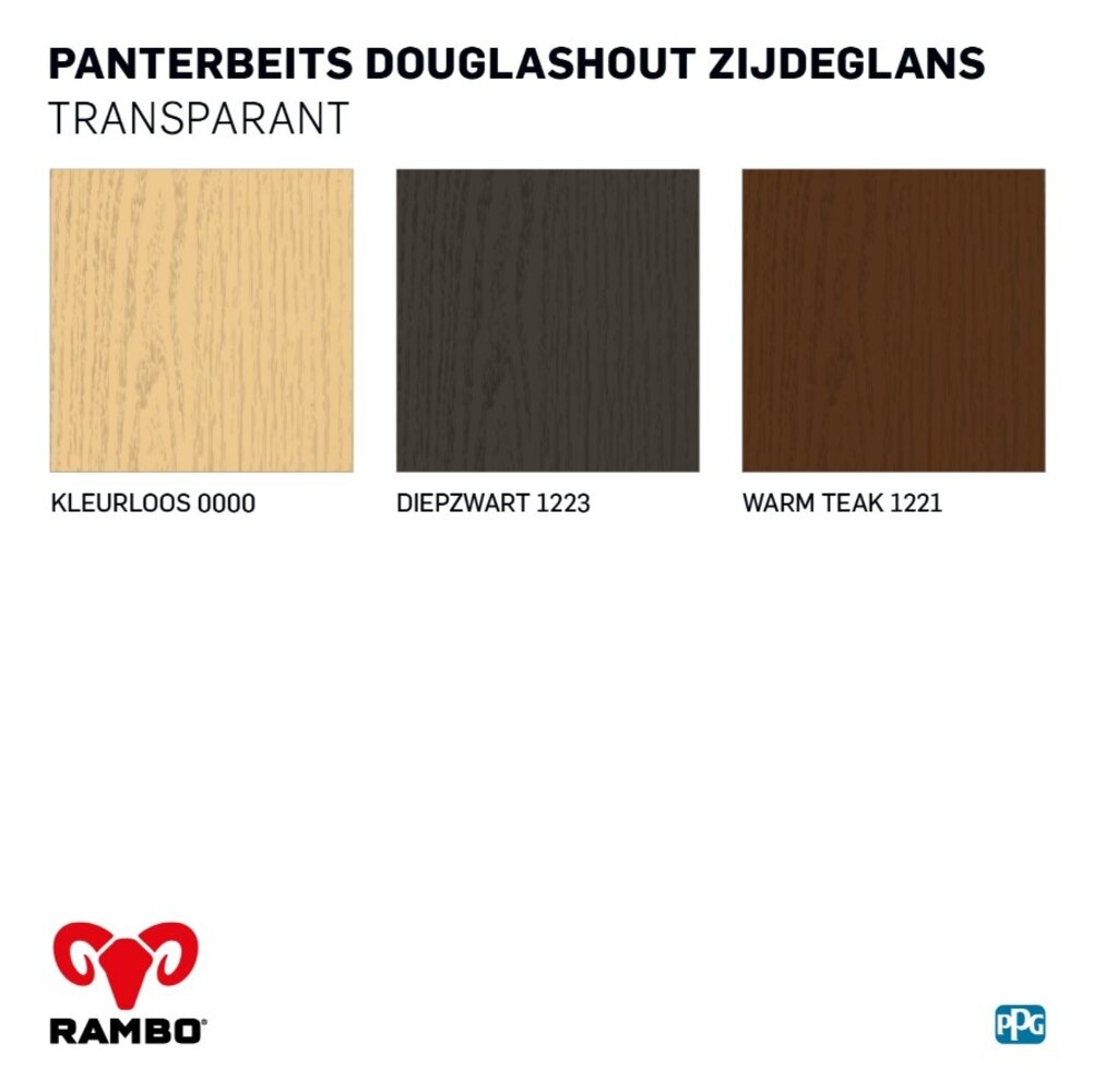 Rambo Douglas Beits Transparant Warm Teak 1221