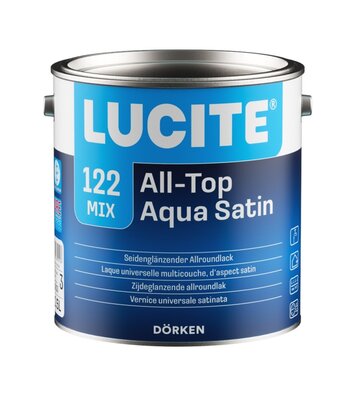 Lucite 122 All-Top Aqua Satin