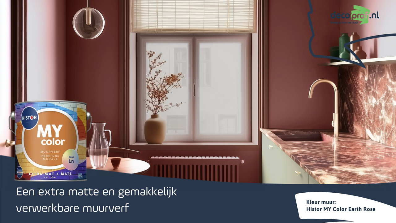 Histor MY color Muurverf Limited Edition Earth Rose