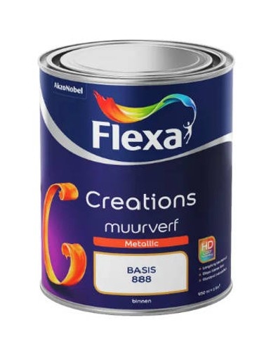 Decoprof.nl Creations Muurverf Metallic | 1 LTR | Metallic Kleur aanbieding