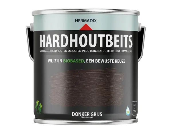 Hermadix Hardhoutbeits Donkergrijs
