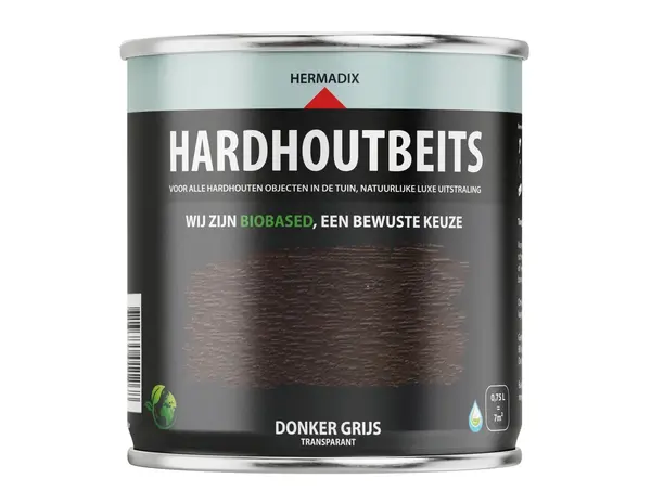 Hermadix Hardhoutbeits Donkergrijs