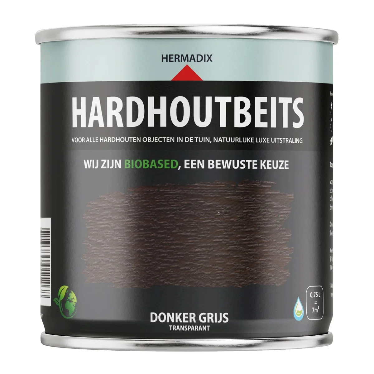 Hardhoutbeits Donkergrijs | 750 ML