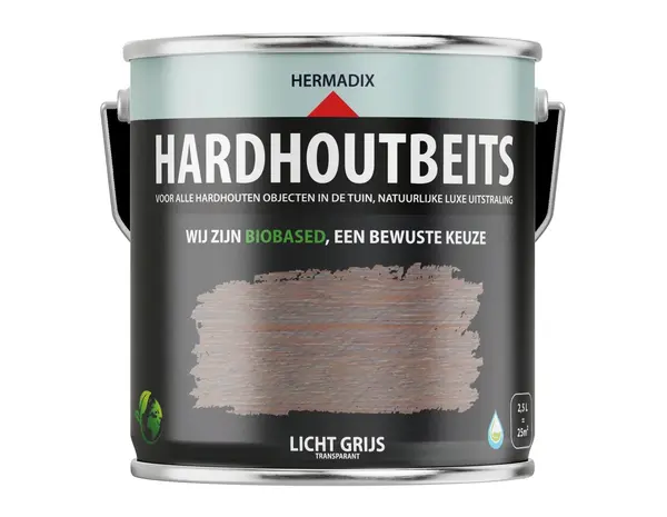 Hermadix Hardhoutbeits Lichtgrijs Hermadix Hardhoutbeits Lichtgrijs