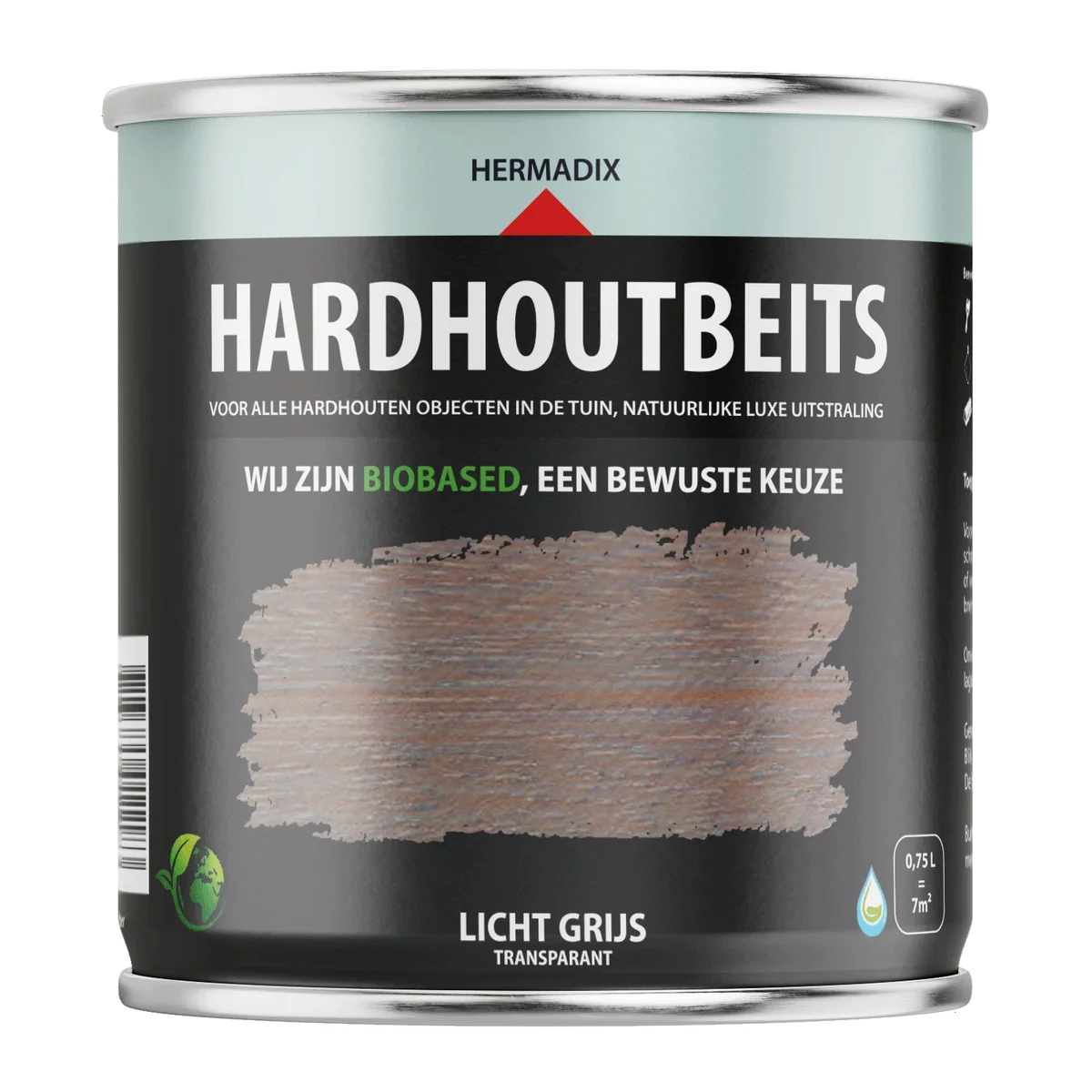 Hardhoutbeits Lichtgrijs | 750 ML