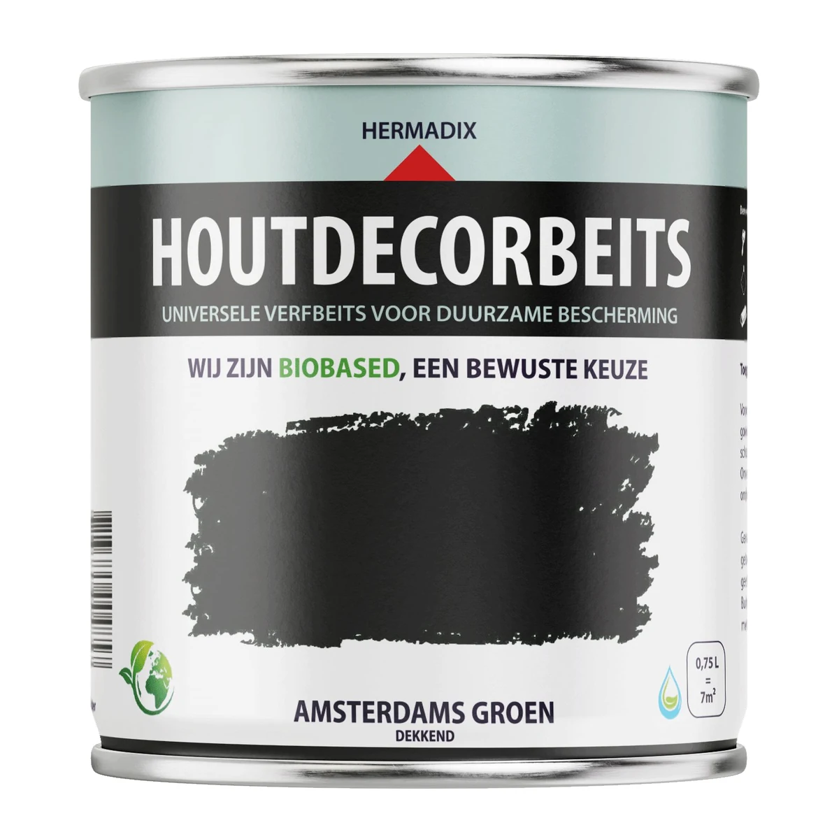 Houtdecor Dekkend Amsterdams Groen 632 | 750 ML