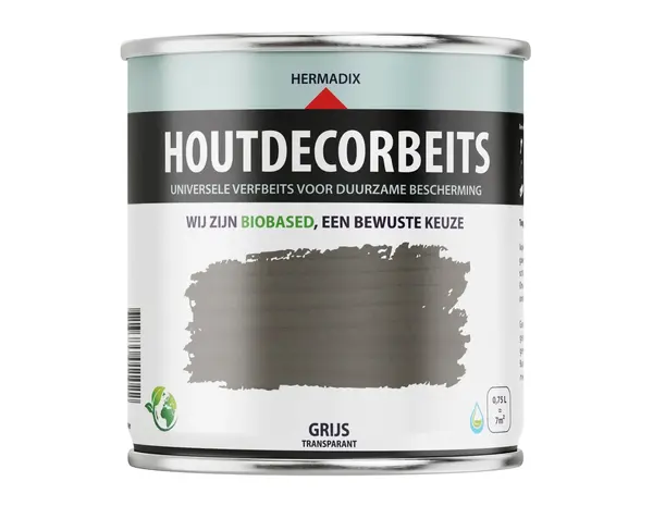 Hermadix Houtdecor Transparant Grijs 660