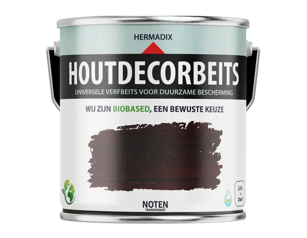 Hermadix Houtdecor Transparant Noten 655 Hermadix Houtdecor Transparant Noten 655