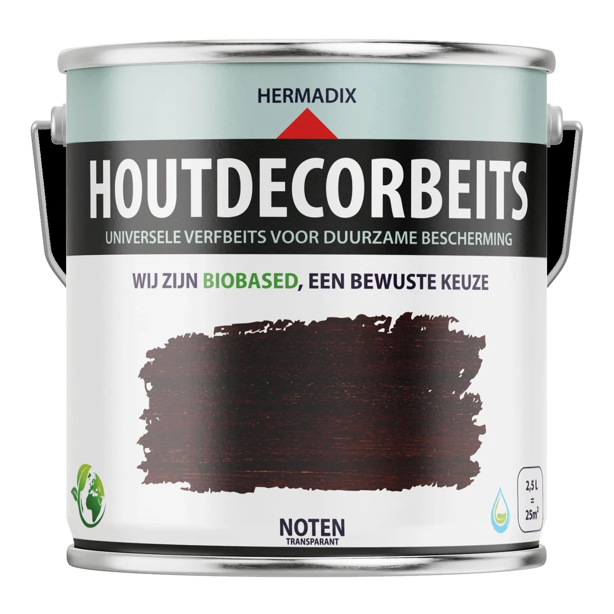 Houtdecor Transparant Noten 655 | 2,5 LTR
