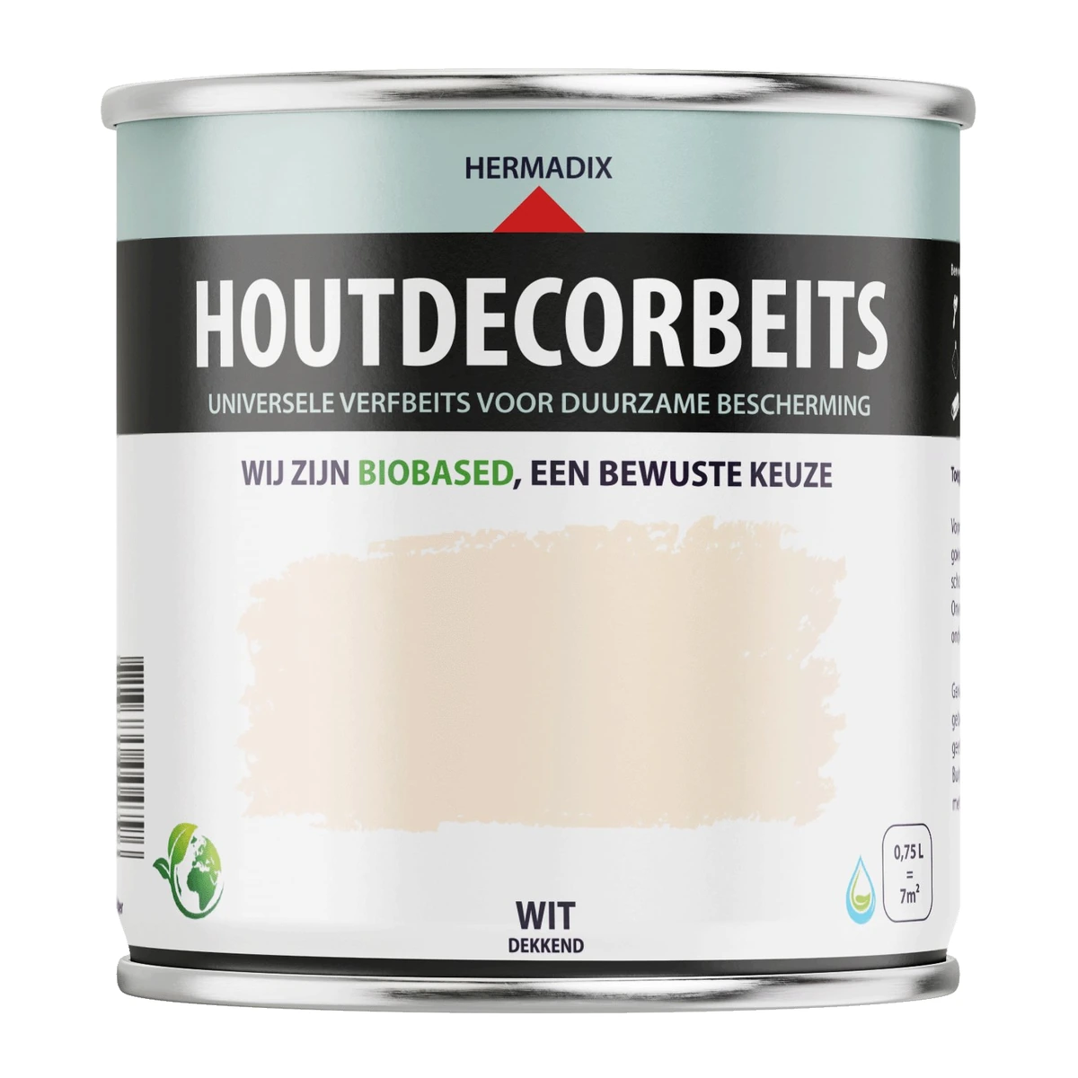 Houtdecor Dekkend Wit 619 | 750 ML