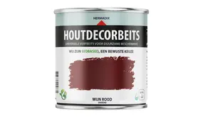 Hermadix Houtdecor Dekkend Wijnrood 633 Hermadix Houtdecor Dekkend Wijnrood 633