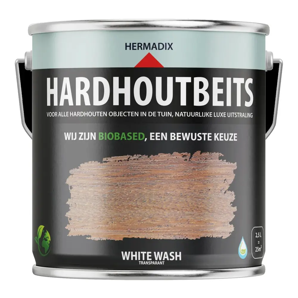 Hermadix Hardhoutbeits Whitewash Hermadix Hardhoutbeits Whitewash