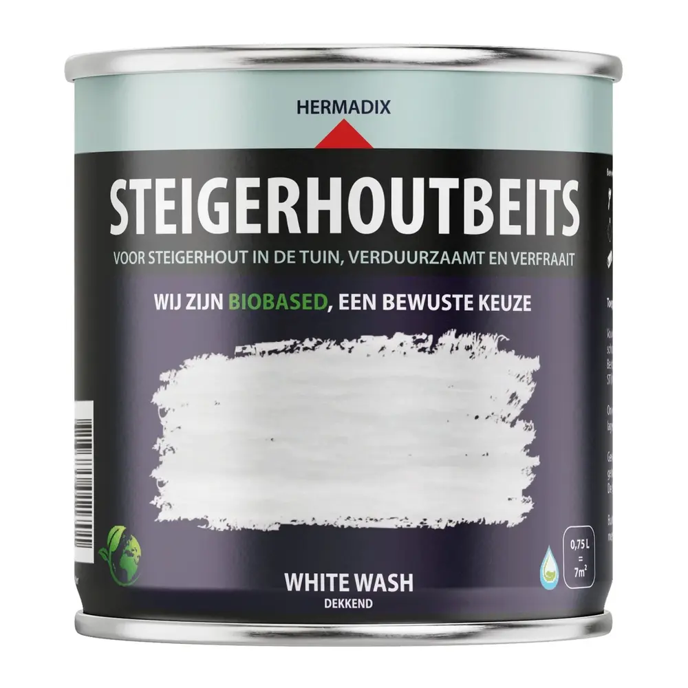 Hermadix Steigerhoutbeits Whitewash Hermadix Steigerhoutbeits Whitewash