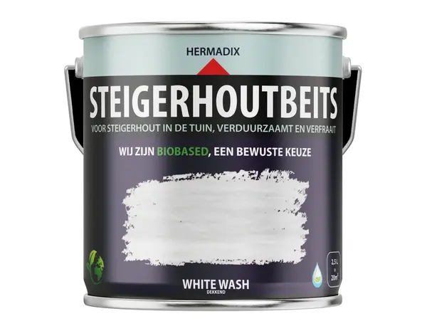 Hermadix Steigerhoutbeits Whitewash Hermadix Steigerhoutbeits Whitewash