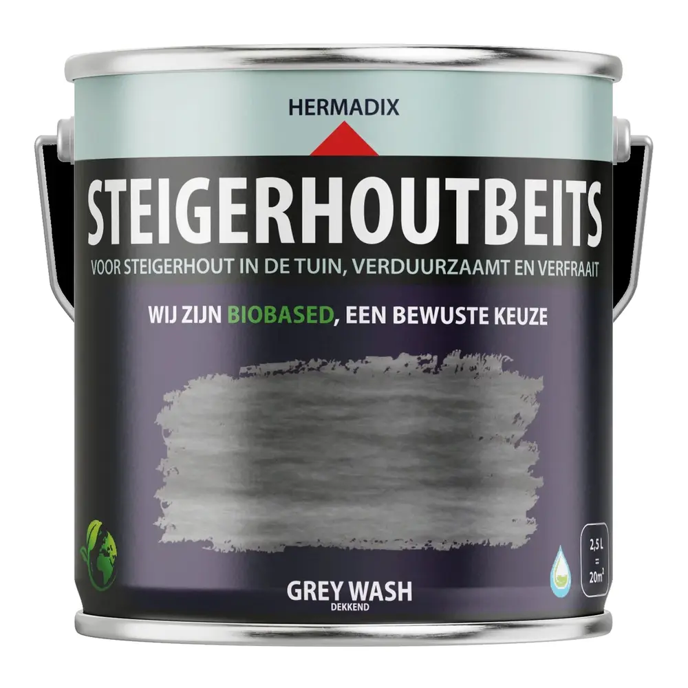 Hermadix Steigerhoutbeits Greywash