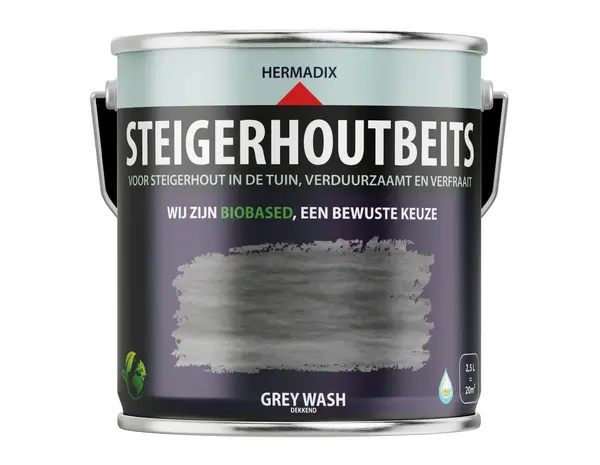 Hermadix Steigerhoutbeits Greywash