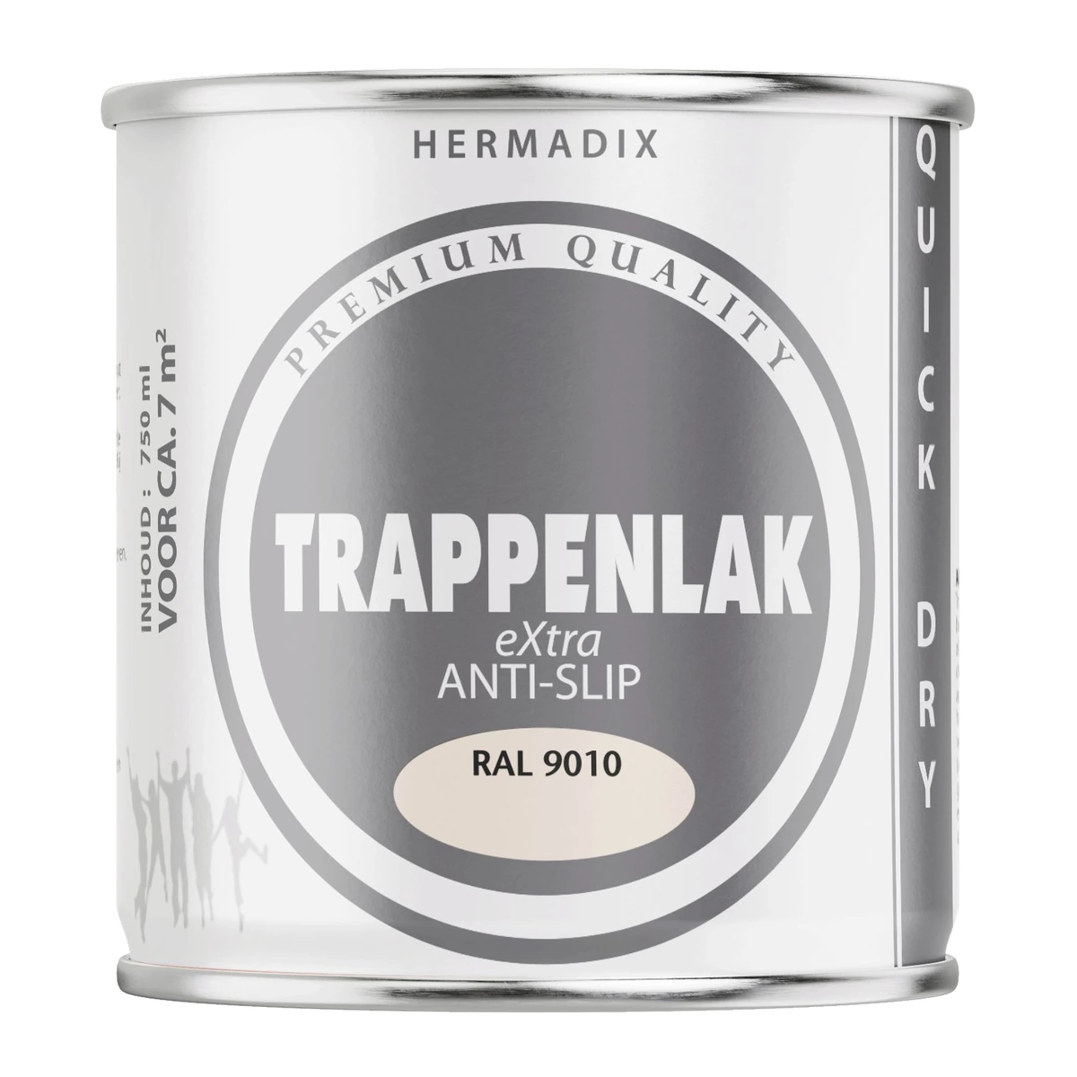 Trappenlak Extra RAL9010 | 2,5 LTR