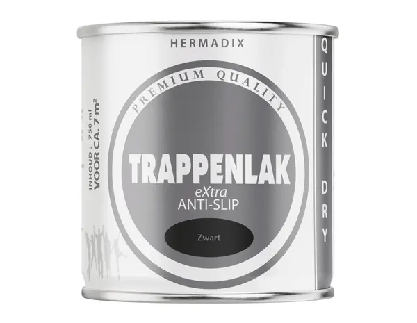 Hermadix Trappenlak Extra RAL9005 Zwart Hermadix Trappenlak Extra RAL9005 Zwart