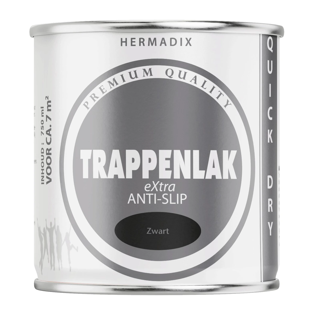 Trappenlak Extra RAL9005 Zwart | 750 ML