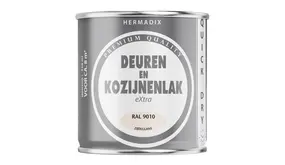 Hermadix Deuren&Kozijnenlak Extra Zijdeglans RAL9010 Hermadix Deuren&Kozijnenlak Extra Zijdeglans RAL9010