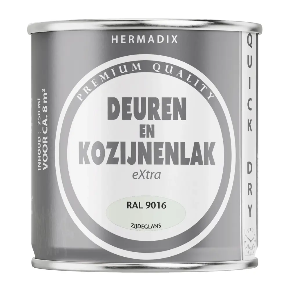 Hermadix Deuren&Kozijnenlak Extra Zijdeglans RAL9016