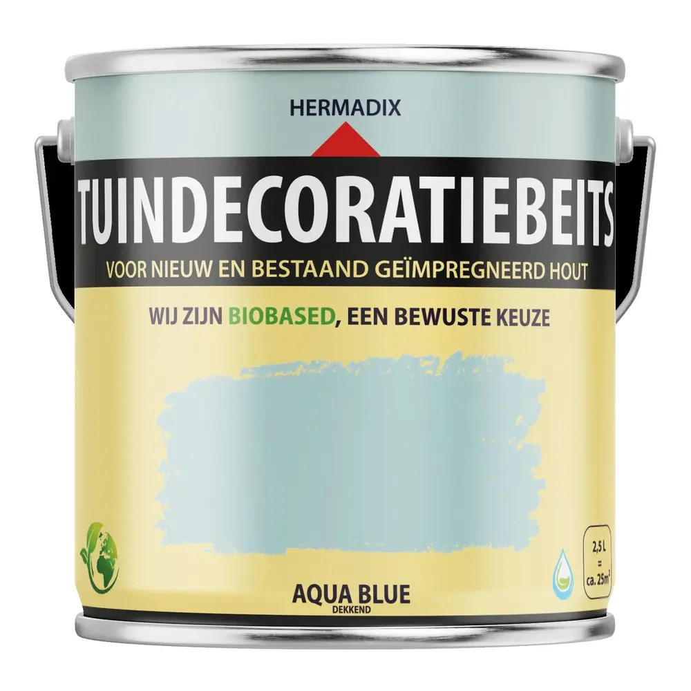 Hermadix Tuindecoratiebeits Dekkend Aqua Blue 714 Hermadix Tuindecoratiebeits Dekkend Aqua Blue 714