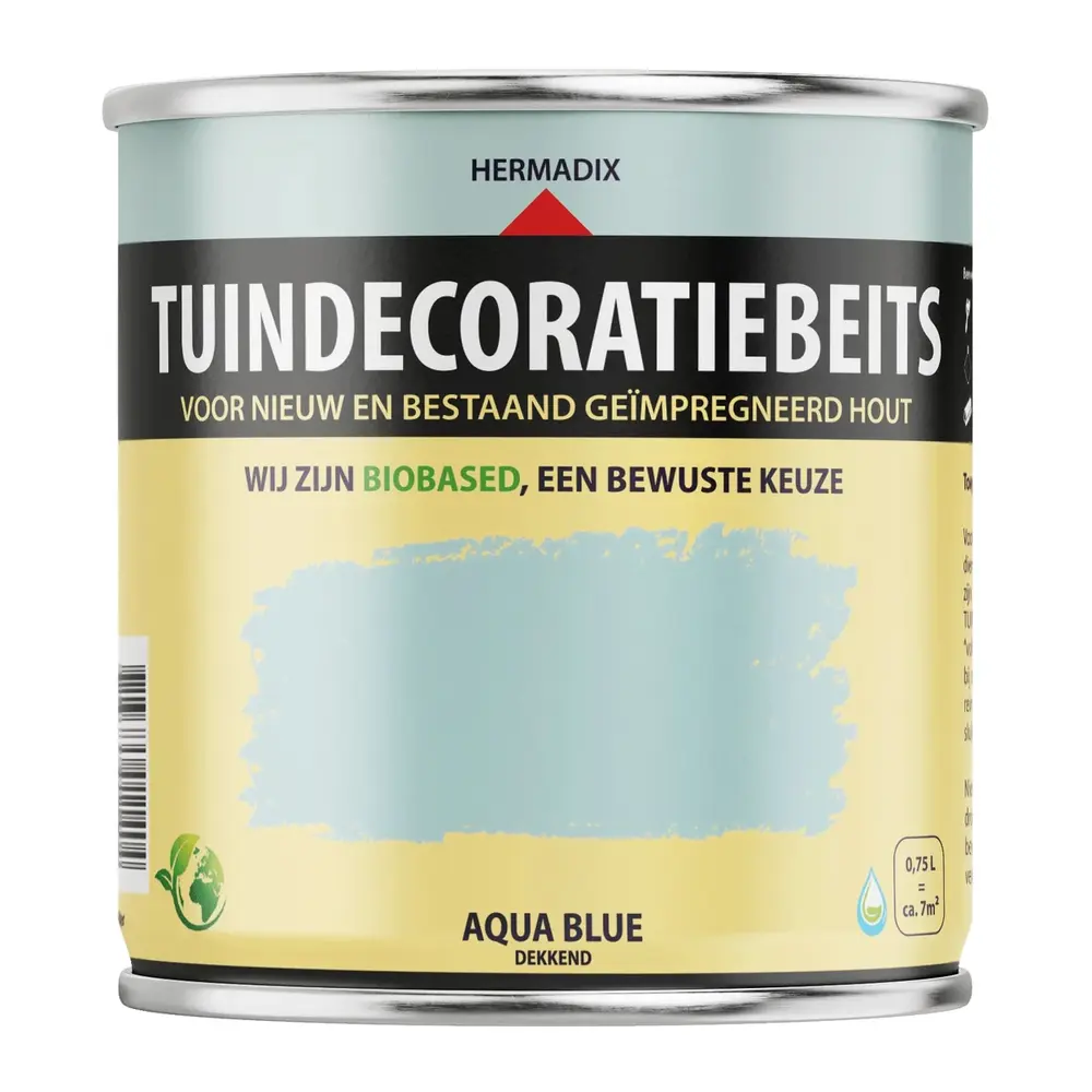Hermadix Tuindecoratiebeits Dekkend Aqua Blue 714 Hermadix Tuindecoratiebeits Dekkend Aqua Blue 714