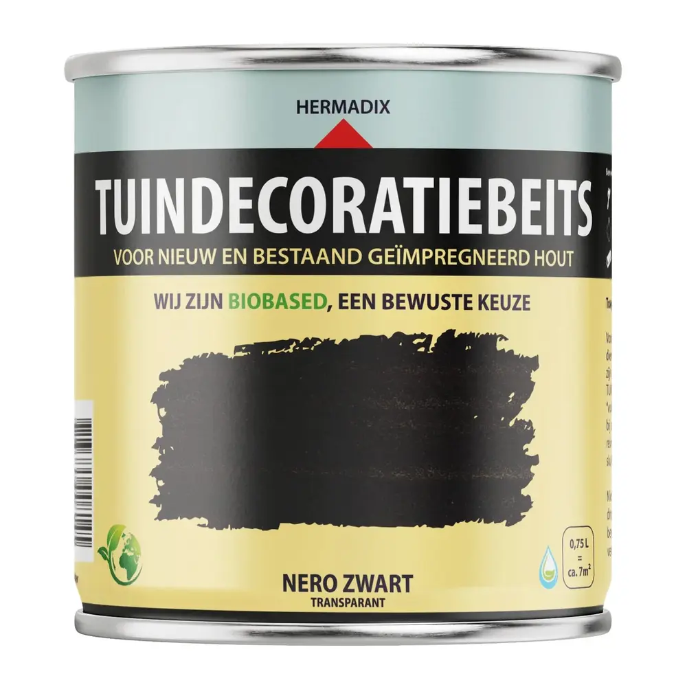 Hermadix Tuindecoratiebeits Transparant Nero 720 Hermadix Tuindecoratiebeits Transparant Nero 720