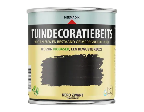 Hermadix Tuindecoratiebeits Transparant Nero 720 Hermadix Tuindecoratiebeits Transparant Nero 720