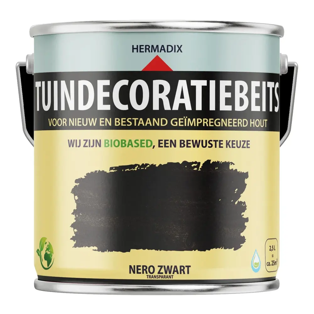 Hermadix Tuindecoratiebeits Transparant Nero 720 Hermadix Tuindecoratiebeits Transparant Nero 720