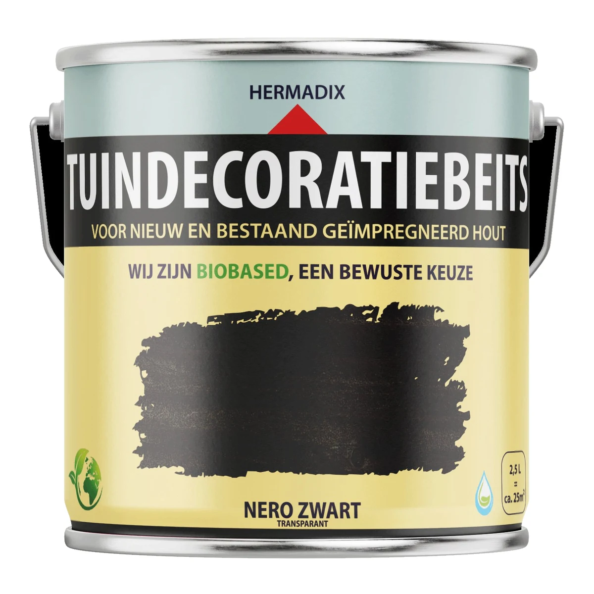 Tuindecoratiebeits Transparant Nero 720 | 2,5 LTR