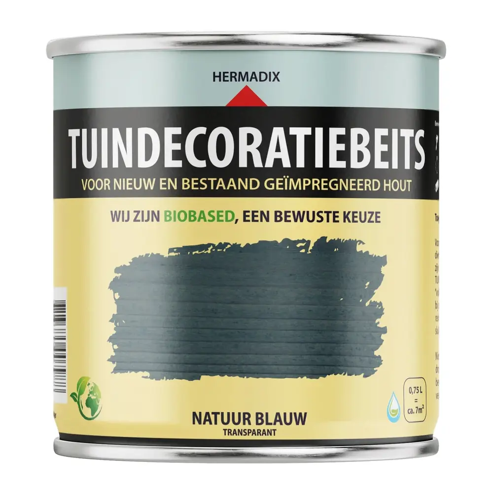 Hermadix Tuindecoratiebeits Transparant Natuurblauw 764