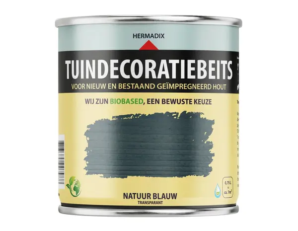Hermadix Tuindecoratiebeits Transparant Natuurblauw 764