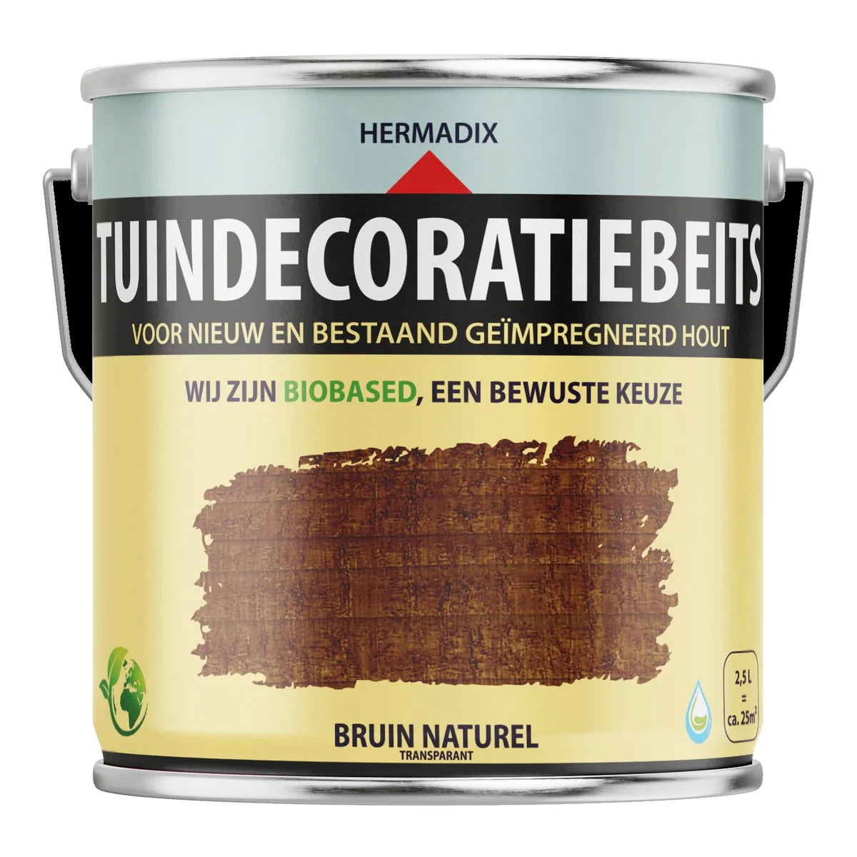 Tuindecoratiebeits Transparant Bruin 766 | 2,5 LTR