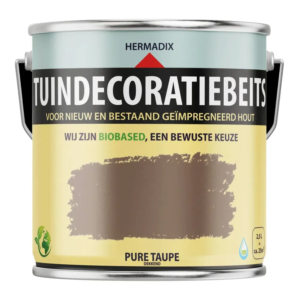 Hermadix Tuindecoratiebeits Dekkend Pure Taupe 715 Hermadix Tuindecoratiebeits Dekkend Pure Taupe 715