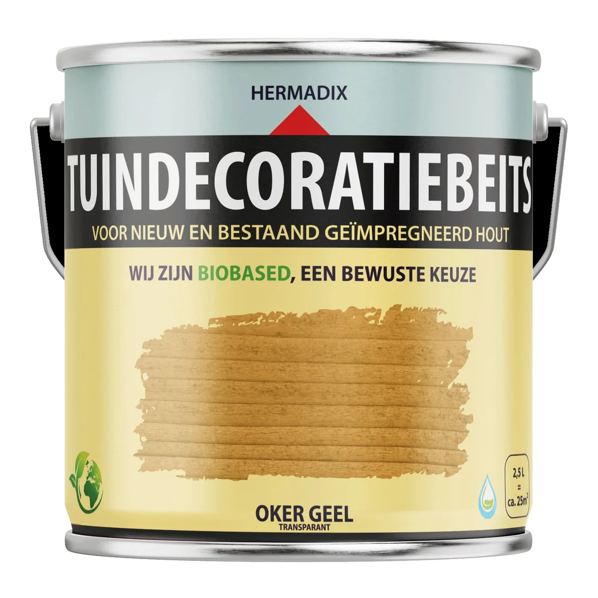 Tuindecoratiebeits Transparant Oker Geel 762 | 2,5 LTR
