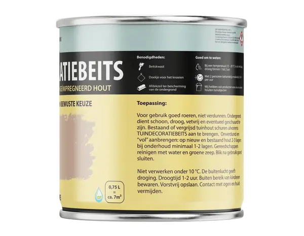 Hermadix Tuindecoratiebeits Dekkend Taupe 716 Hermadix Tuindecoratiebeits Dekkend Taupe 716
