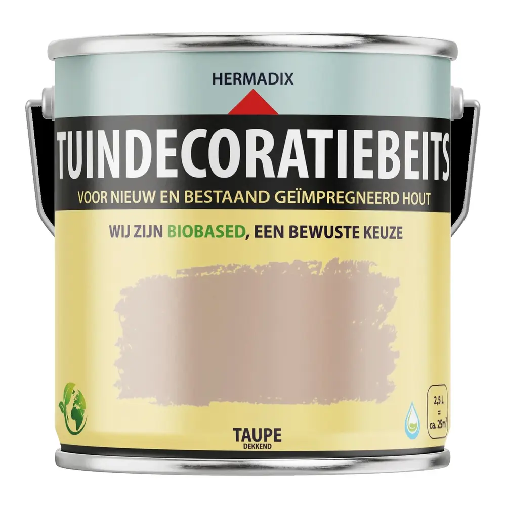 Hermadix Tuindecoratiebeits Dekkend Taupe 716 Hermadix Tuindecoratiebeits Dekkend Taupe 716
