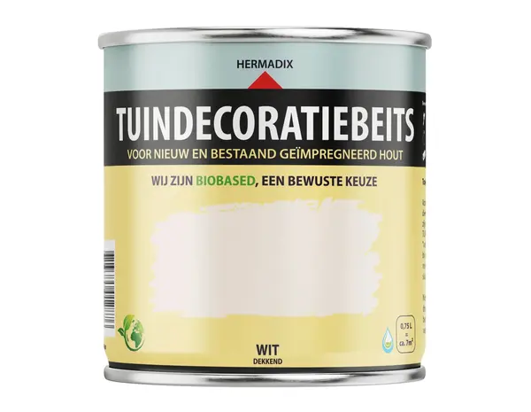 Hermadix Tuindecoratiebeits Dekkend Wit 705