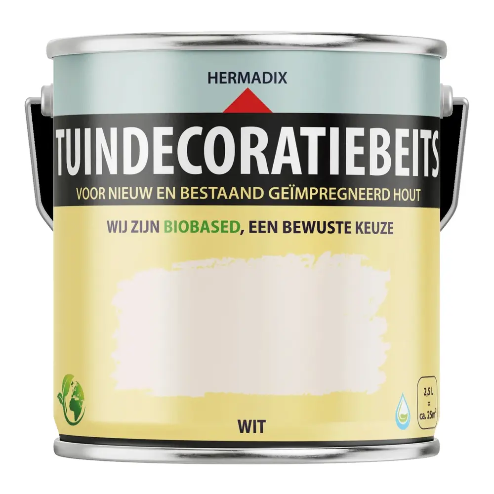 Hermadix Tuindecoratiebeits Dekkend Wit 705