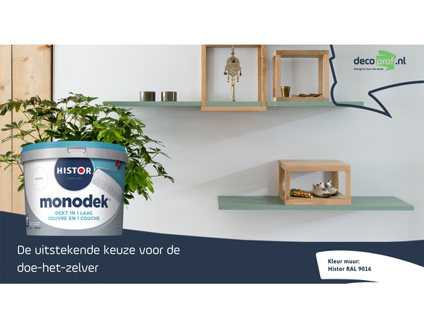 Histor Monodek Muurverf RAL9010