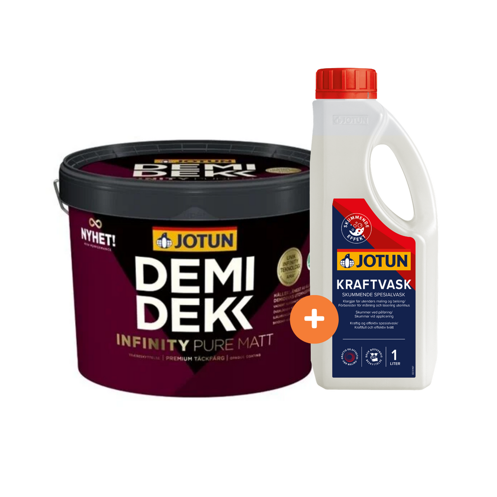 Jotun Demidekk Infinity Pure Mat | Dekkende Houtverf Buiten Jotun Demidekk Infinity Pure Mat | Dekkende Houtverf Buiten