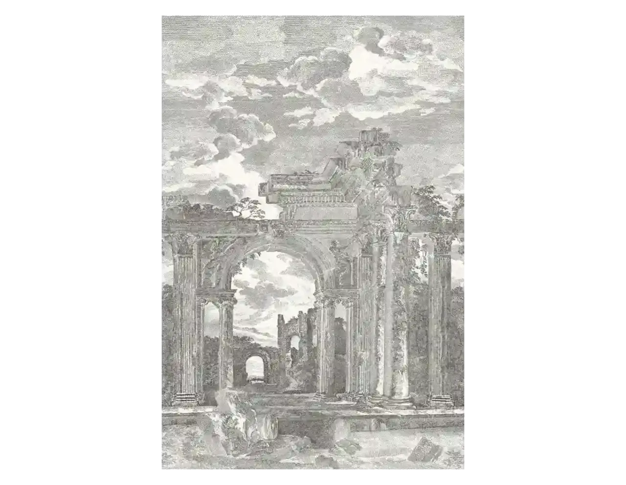 Arte Sculptura Behang Rovine - Panoramique 42560