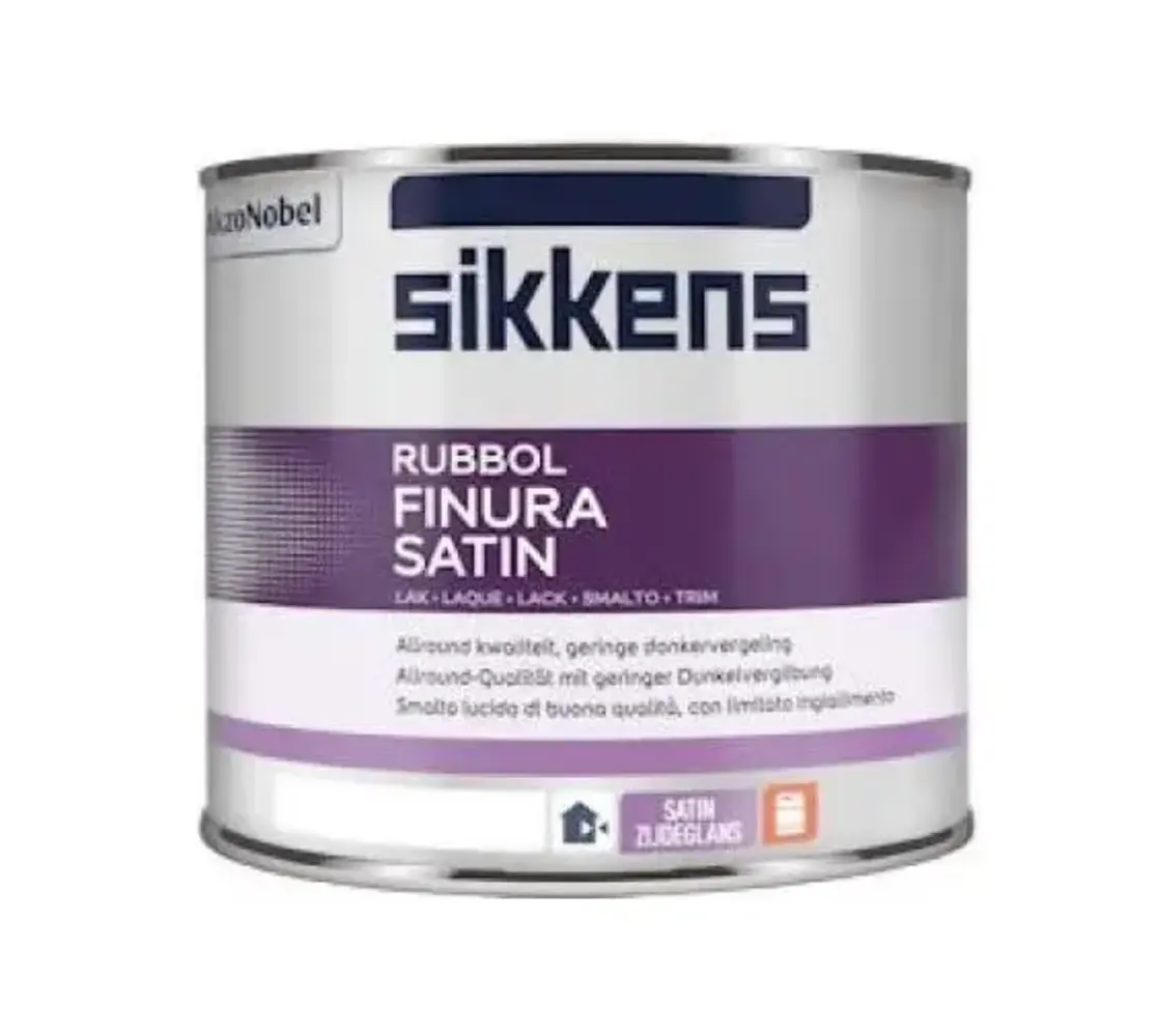 Sikkens Rubbol Finura Satin | Zijdeglans Lakverf Buiten Sikkens Rubbol Finura Satin | Zijdeglans Lakverf Buiten