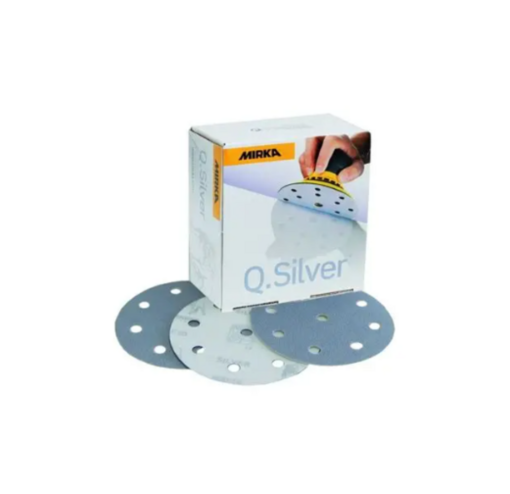 Mirka Q-Silver Schuurschijven 150 mm 15 Gaten Mirka Q-Silver Schuurschijven 150 mm 15 Gaten