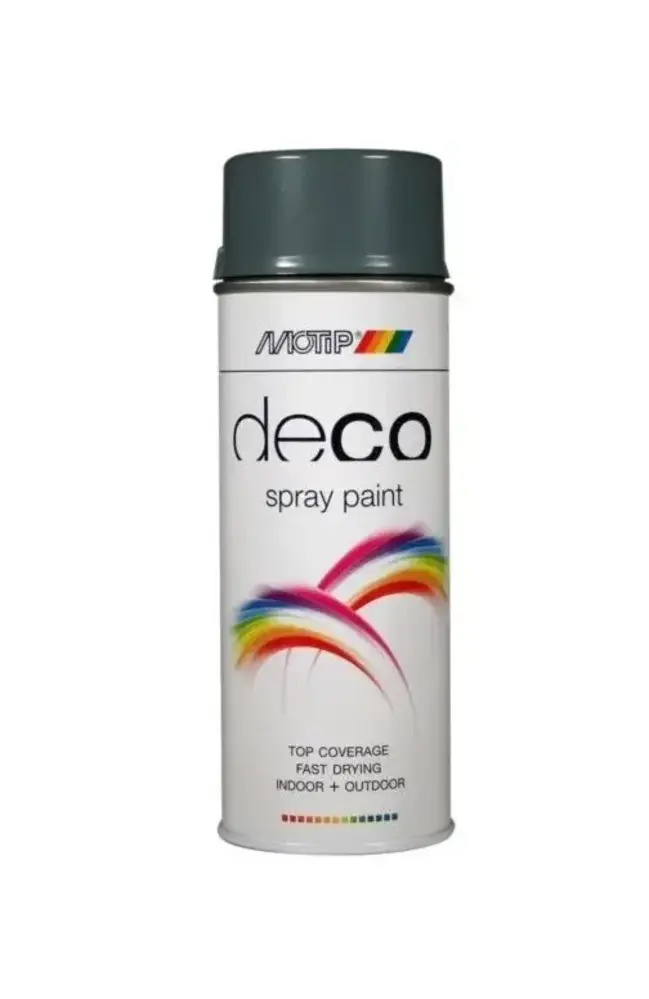 MoTip Deco Colourspray Hoogglans RAL7031 Blauwgrijs MoTip Deco Colourspray Hoogglans RAL7031 Blauwgrijs